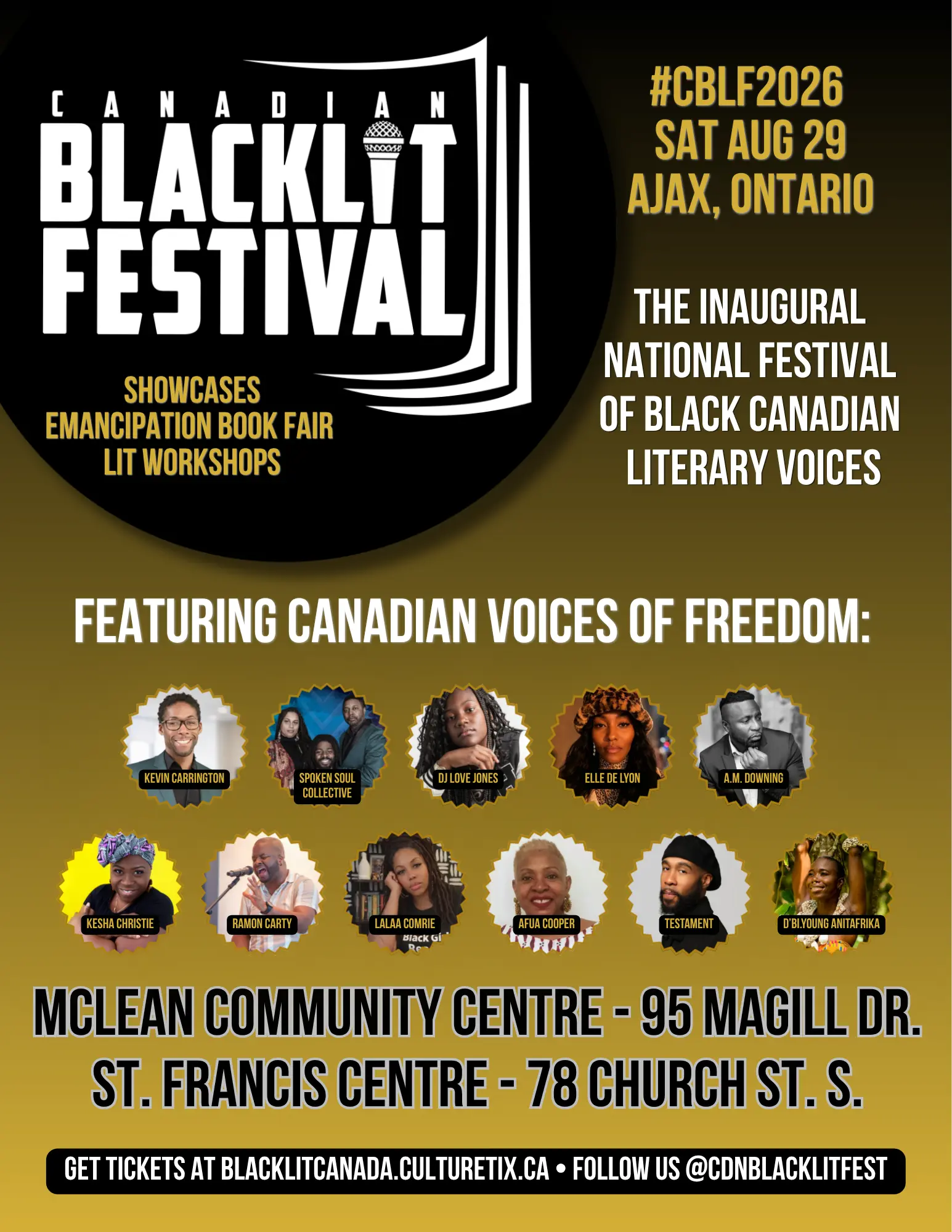 Canadian Black Literary Festival 2026: Voices of Freedom