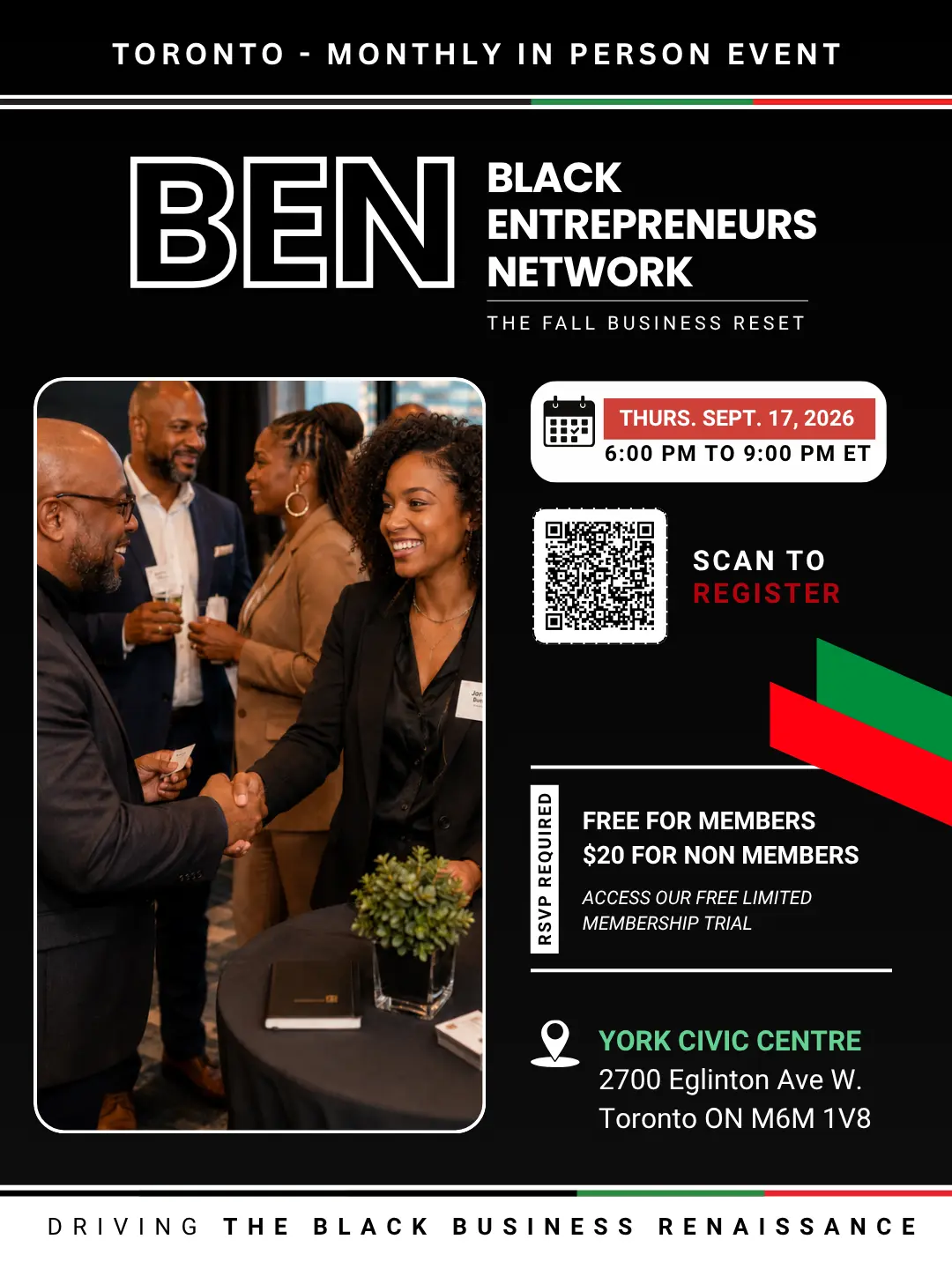 Black Entrepreneurs Networking Event: Fall Reset