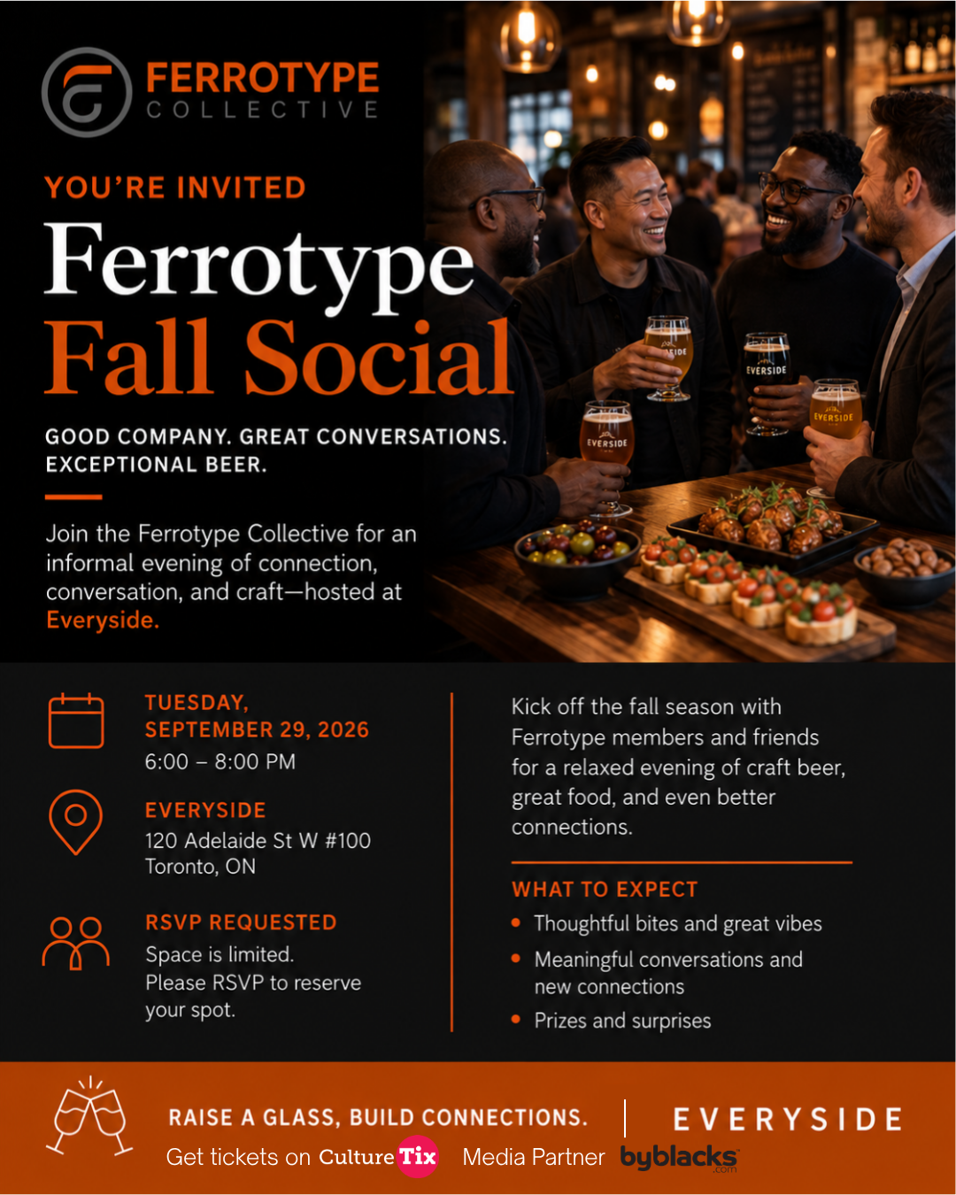 Ferrotype Fall Social: Beer, Bites & New Connections